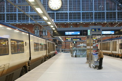 Platforms at St Pancras