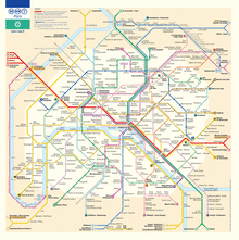 Map of Paris Metro