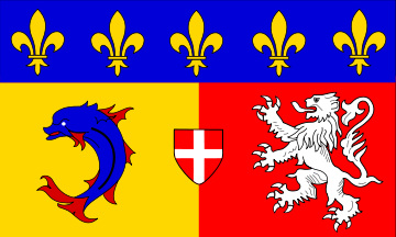 Rhone-Alpes flag