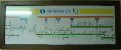 Information board in Bois d'Aurouze